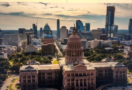 Texas Capitol by artist Nick Chalhoub
